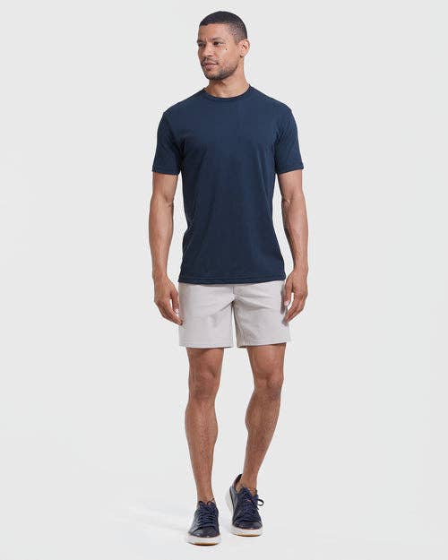 True Classic Premium Fitted Crew Neck T-Shirt - Navy, view 8