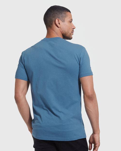 True Classic Premium Fitted Crew Neck T-Shirt - Indigo, view 8