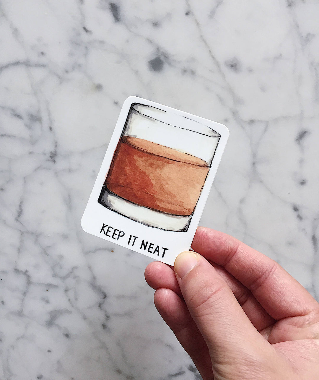 Navy Leaf Co. - Keep It Neat Bourbon Sticker