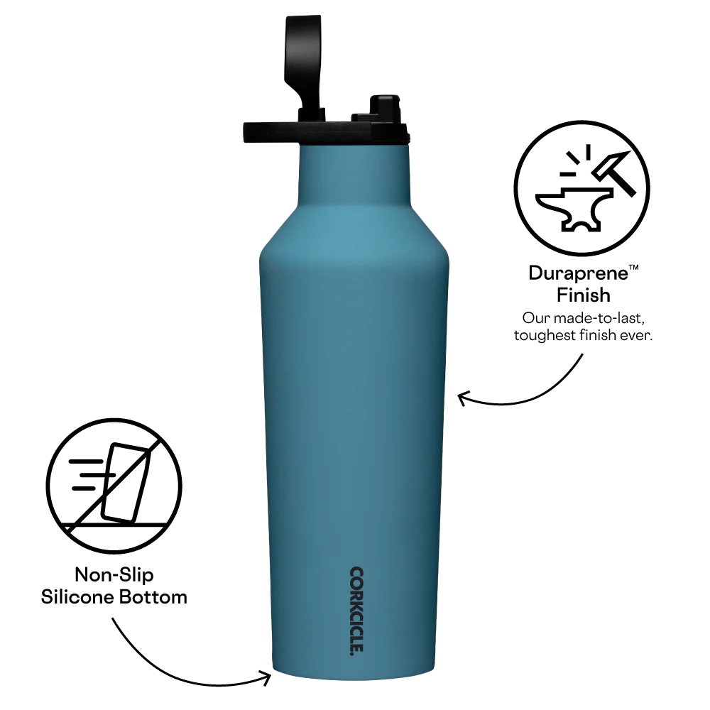 Corkcicle - Series A Sport Canteen Insulated Water Bottle - Storm 32oz