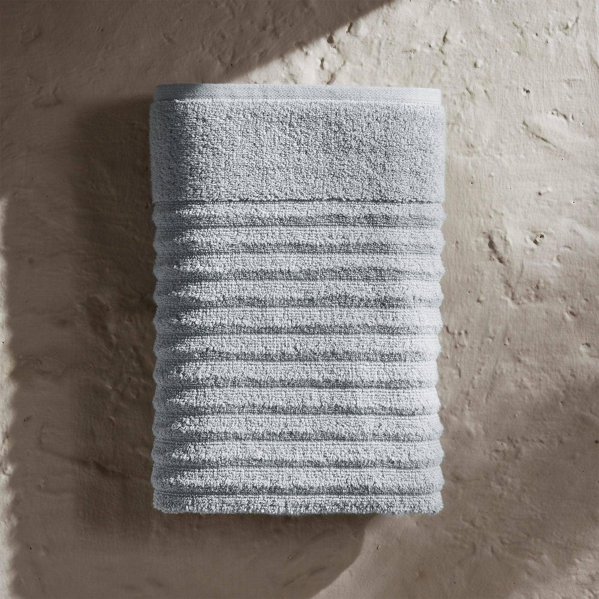 Combed Cotton Hand Towel Light Grey – Rust & Refined
