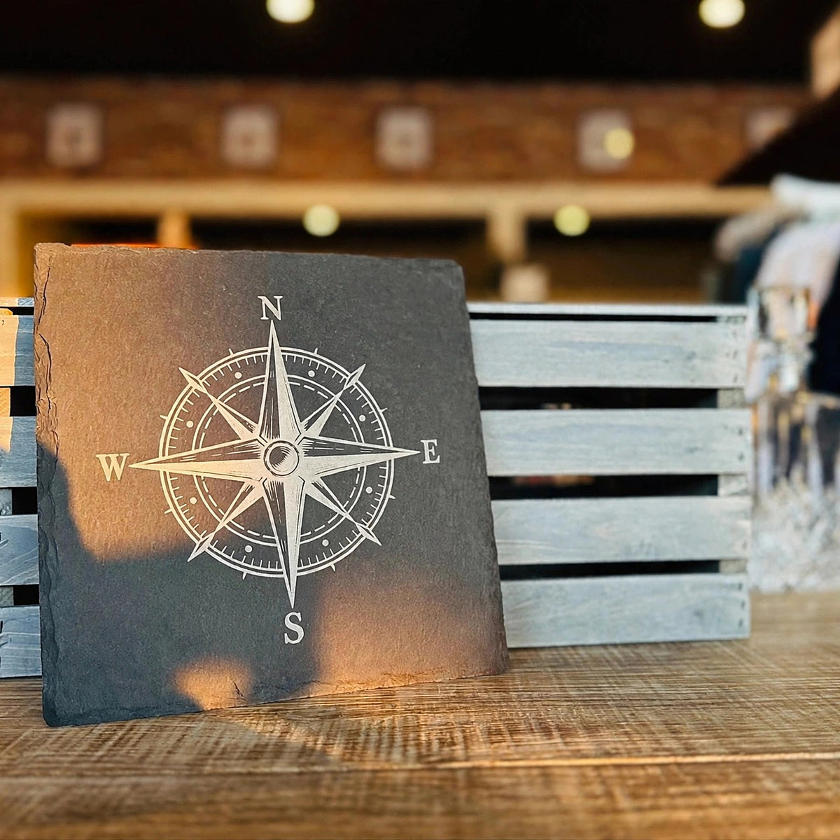 Upload a Photo Slate Coaster - Set of 4
