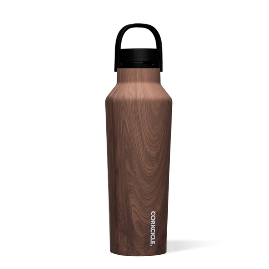 Corkcicle - Origins Sport Canteen Insulated Water Bottle - Walnut Wood 24oz