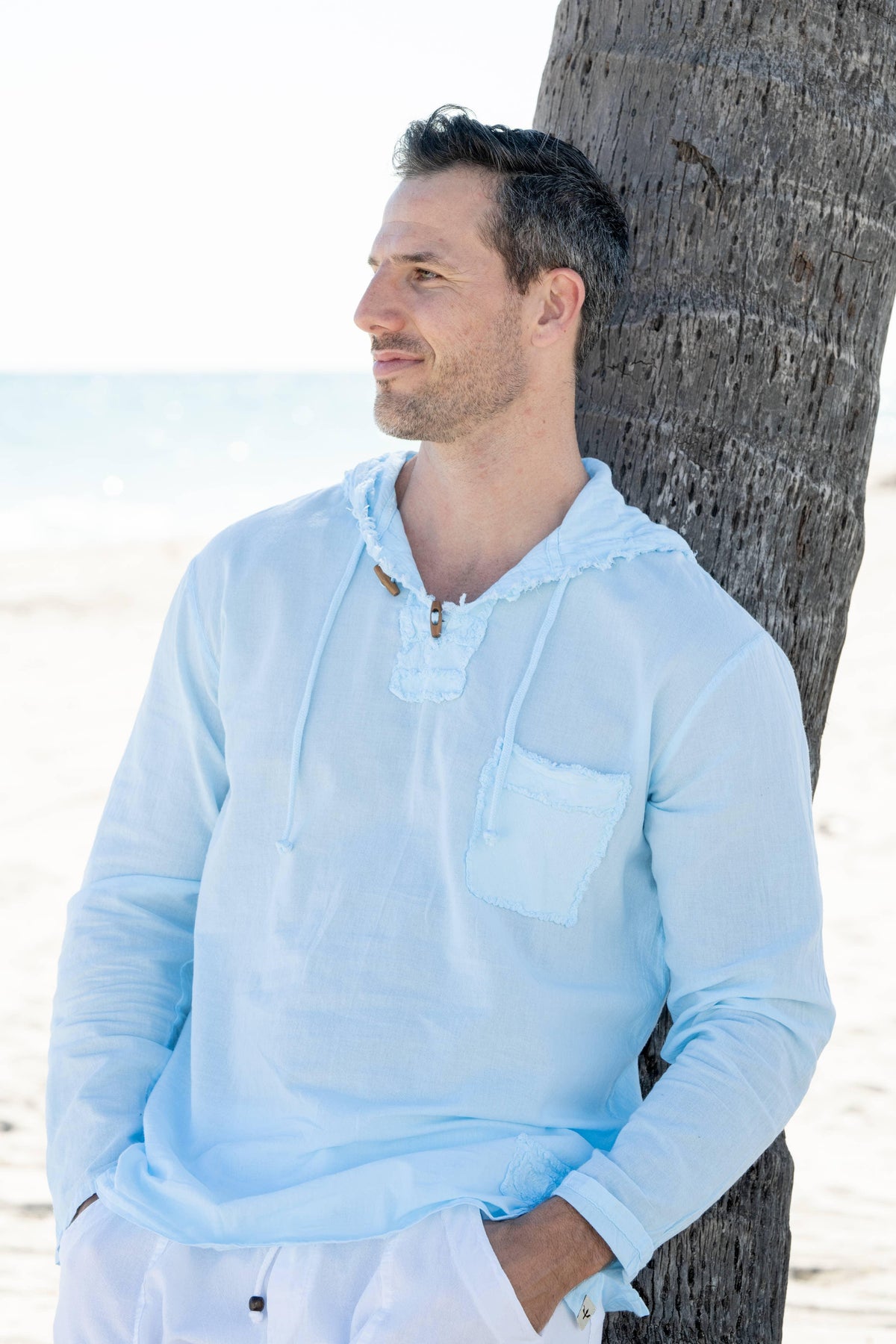 Cotton Natural Men's Peruvian Pima Cotton Hoodie - Rust & Refined