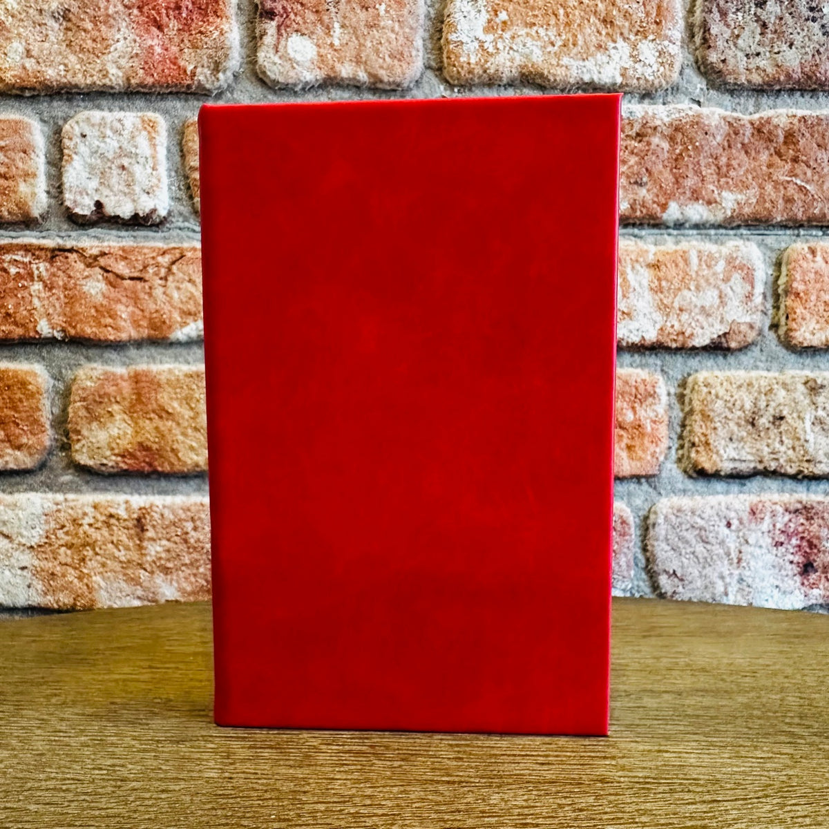 Leatherette journal in Red