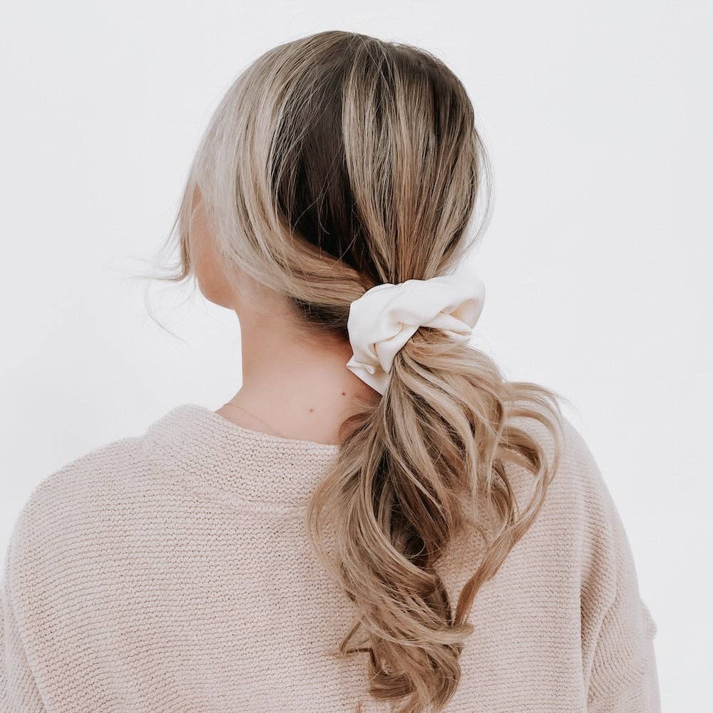 Satin Hair Scrunchie, view 2