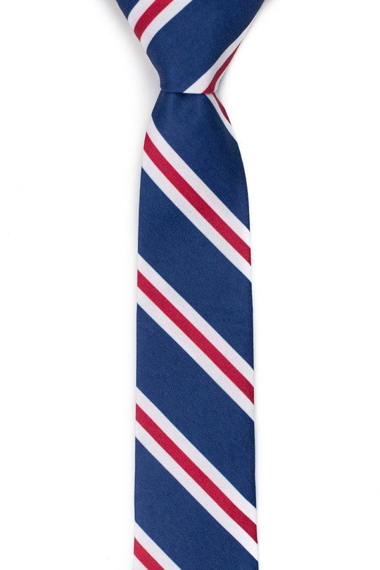 Patriot - Red/White/Blue Striped Tie
