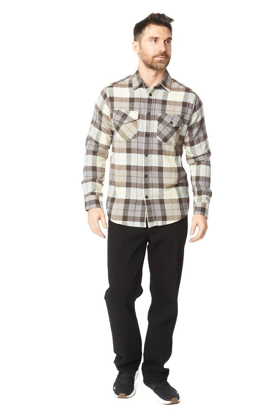 Buffalo Plaid Flannel Long Sleeve Shirt