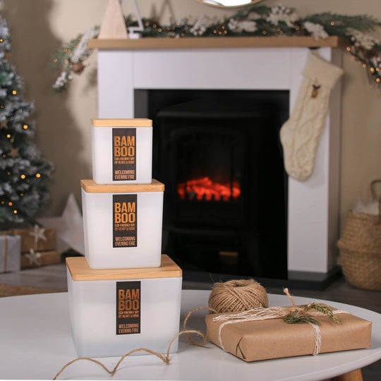 BAMBOO Eco-Friendly Soy Candle Fall / Winter Collection - Small and Large Options