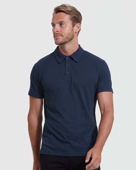 Short Sleeve Polo Shirt | Navy