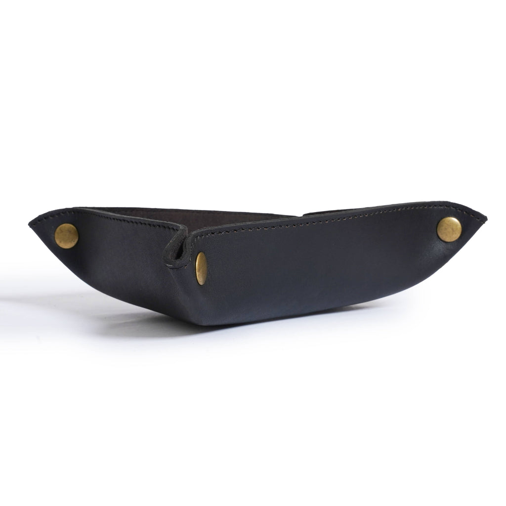 Desk Organizer Leather Valet Dump Tray for Men, view 5