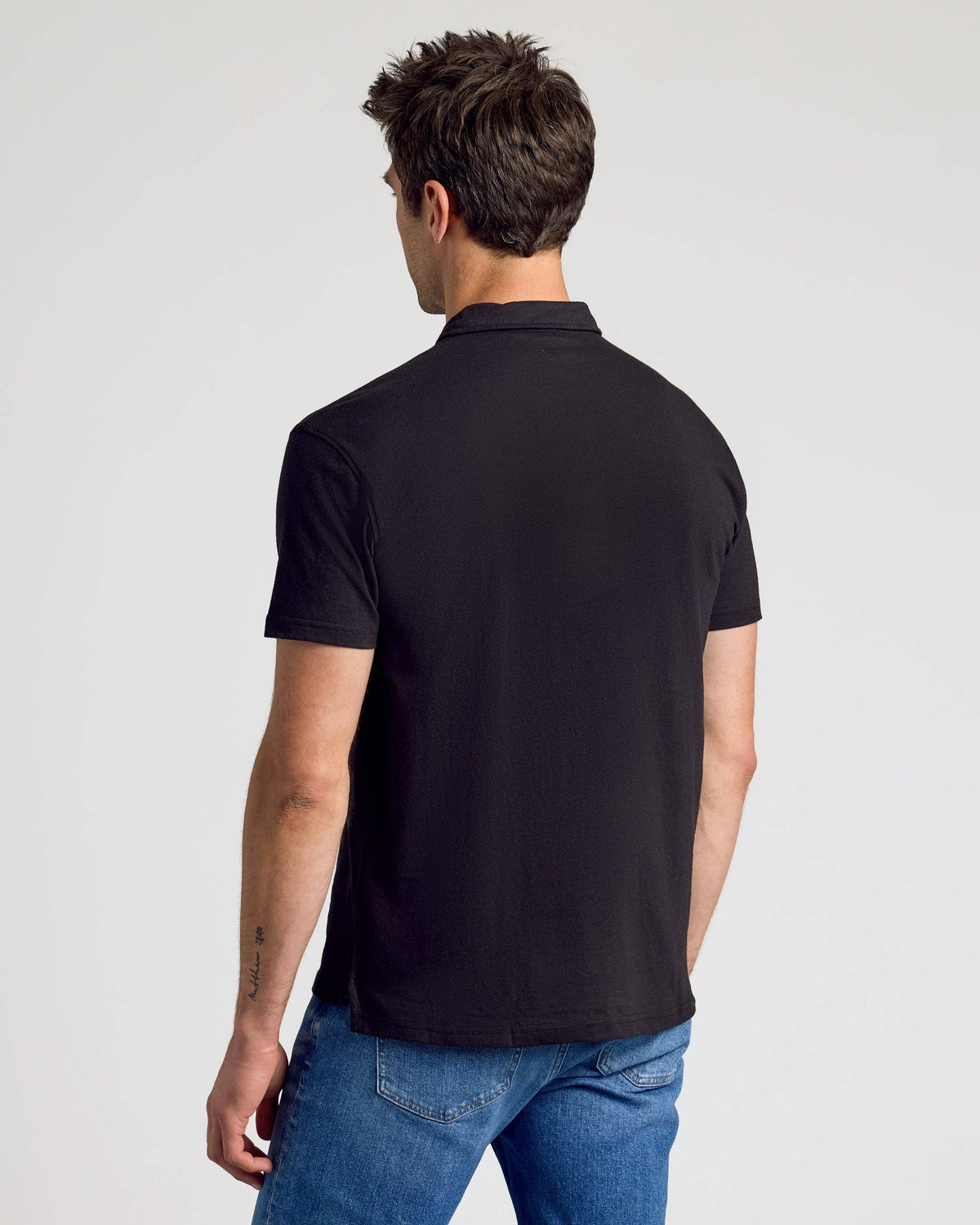 Short Sleeve Shirt | Polo | Black, view 3