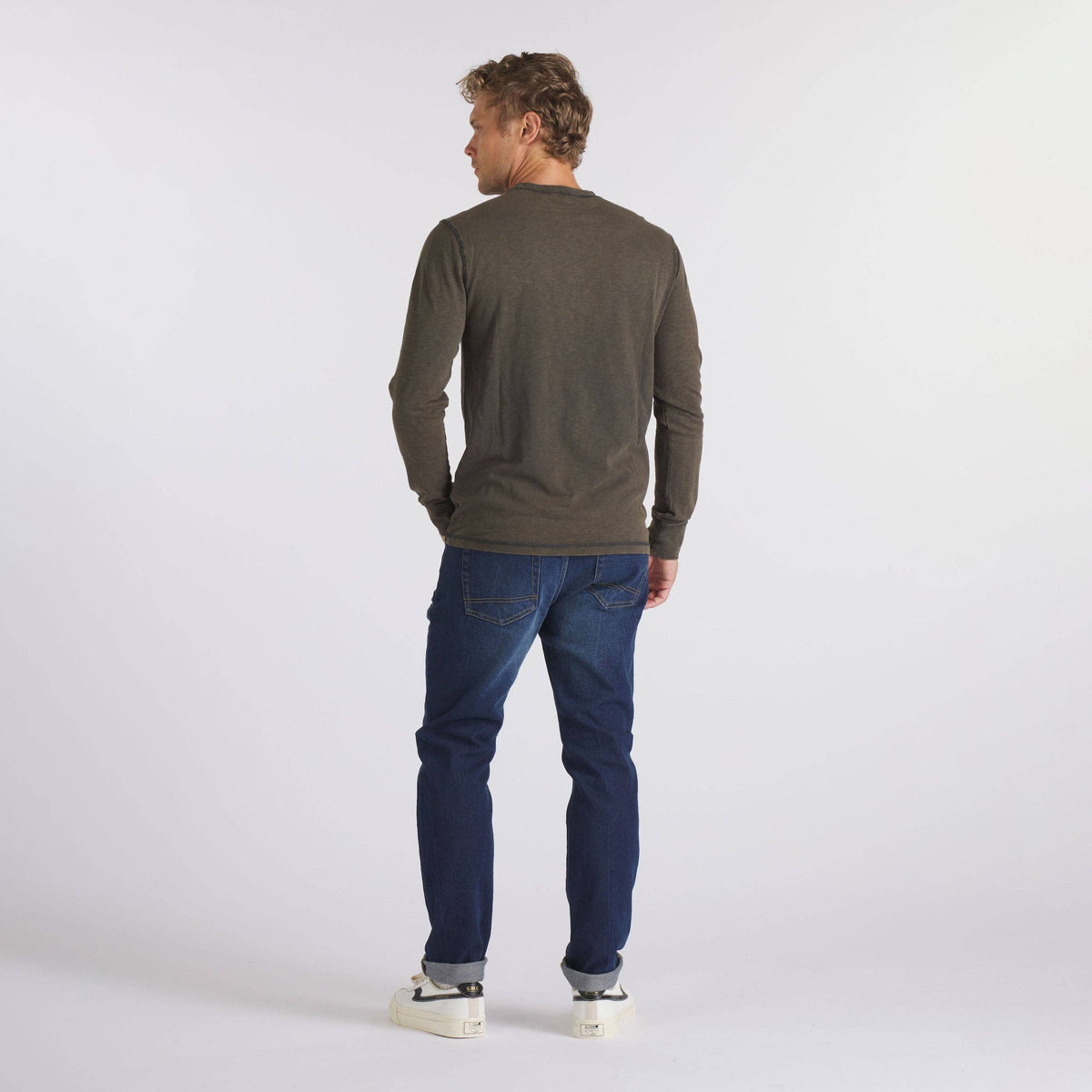 Hewitt Garment Dyed Pocket Tee - Washed Black, view 4