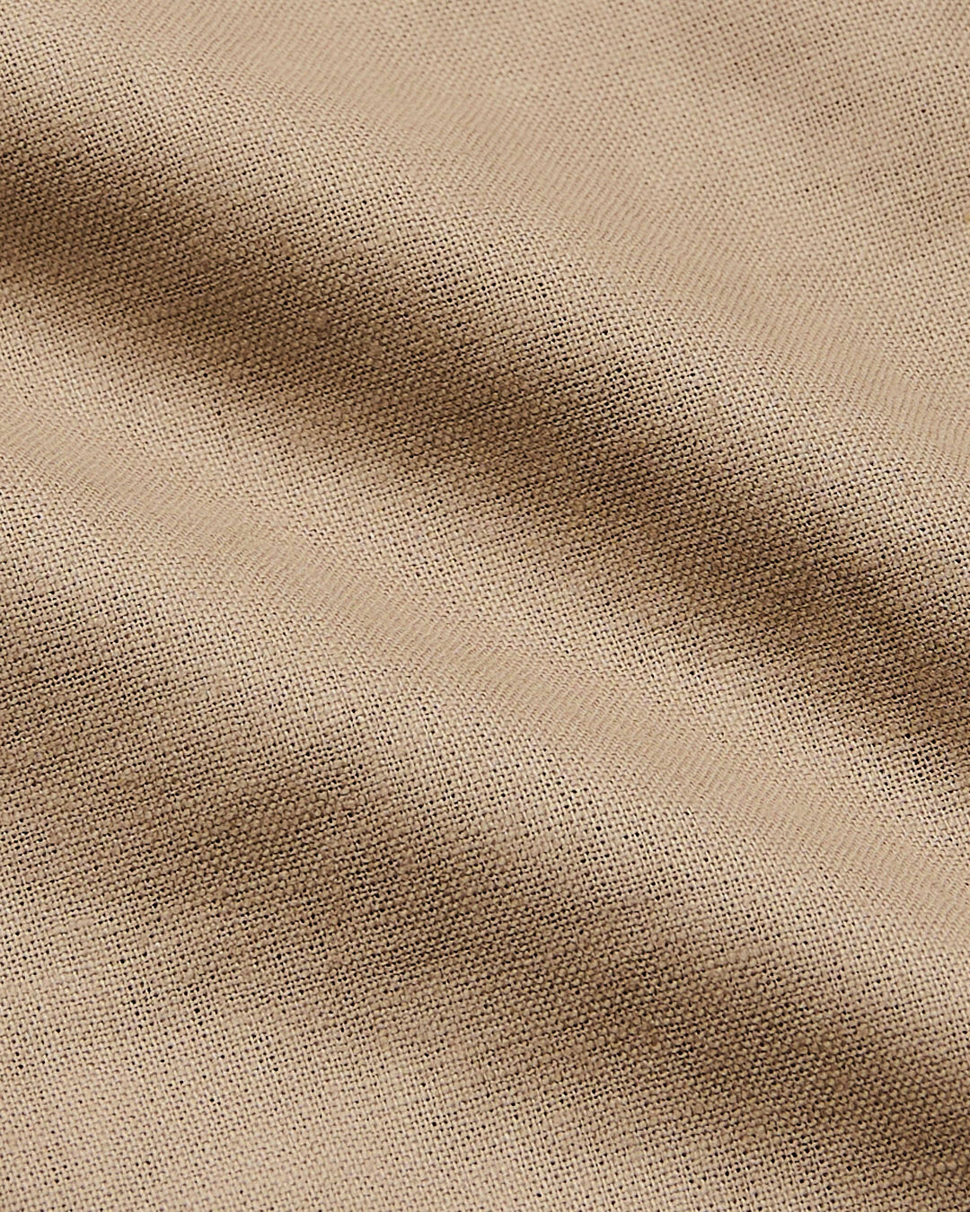 Dusty Taupe Short Sleeve Linen Shirt