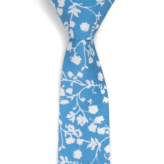Crater - Light Blue Floral Tie