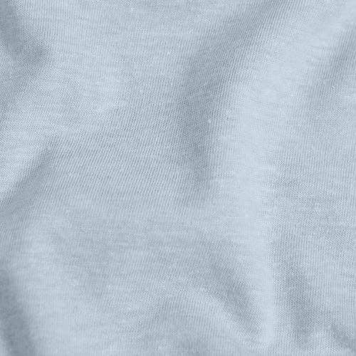 True Classic Premium Fitted Crew Neck T-Shirt - Heather Pale Blue