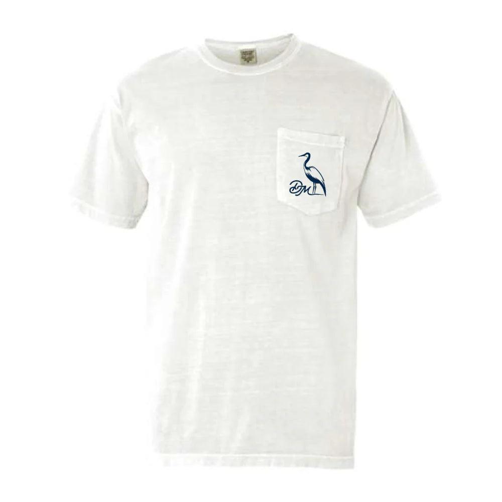 Dirty Marsh - Beach Girl Tee | White - Rust & Refined