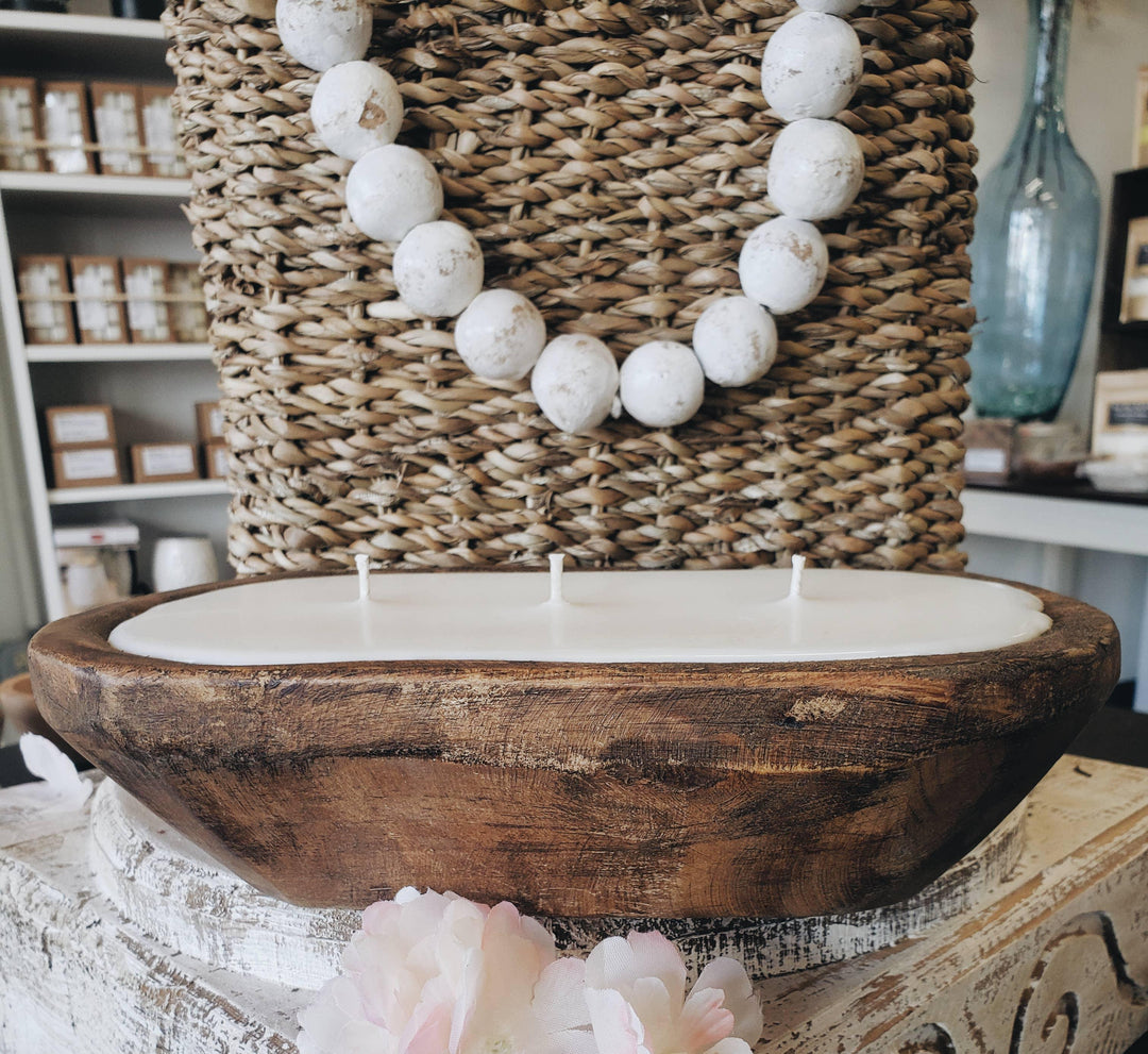 Dough Bowl Candle - Rust & Refined