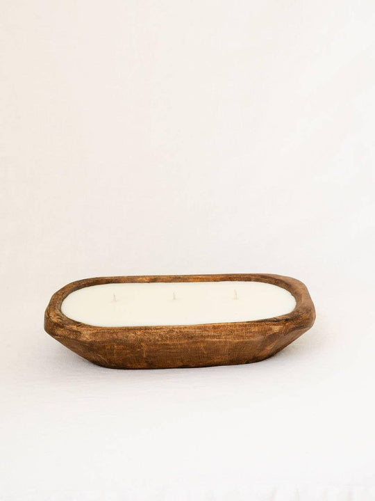 Dough Bowl Candle - Rust & Refined