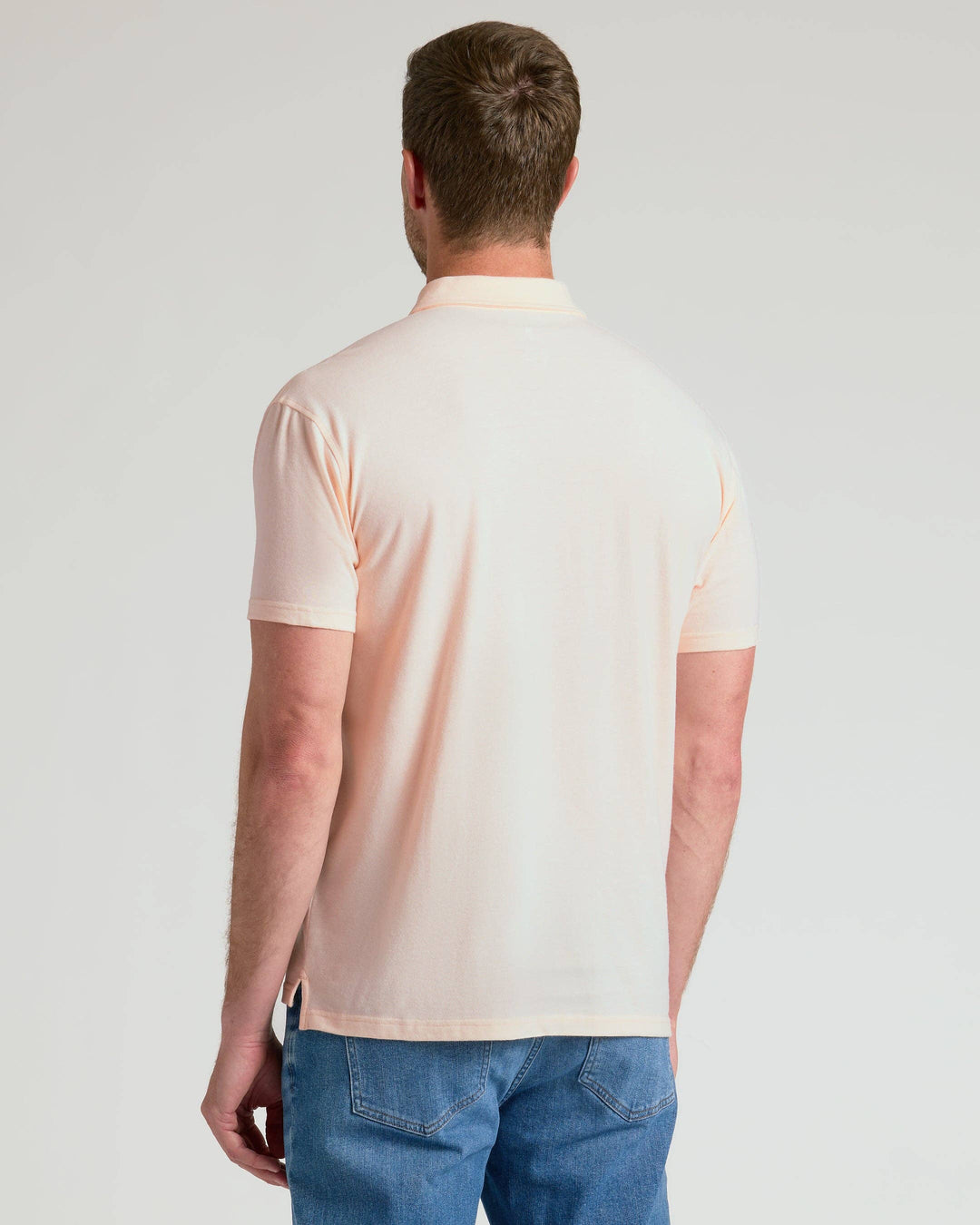 Coral Blush Short Sleeve Polo
