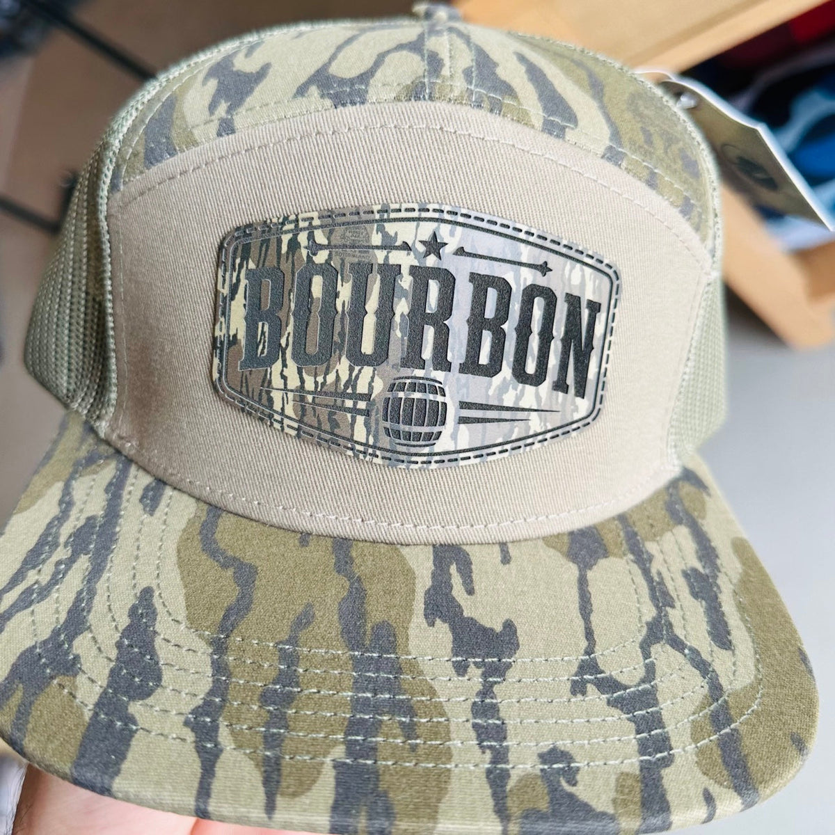 Bourbon Camo Trucker Hat