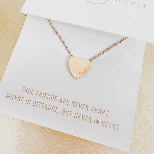 Pretty Simple - Sweet Heart Gift Necklace - WATERPROOF