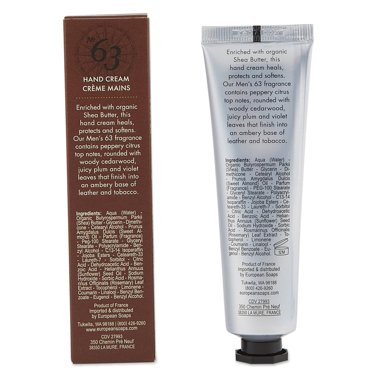 Men's 63 Hand Cream (50ML), view 2