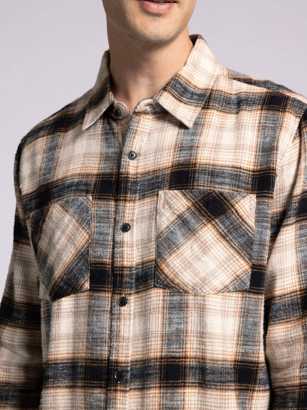 Elk Slub Flannel - Long Sleeve Button Up