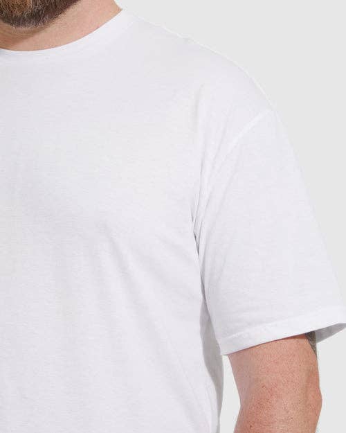True Classic Premium Fitted Crew Neck T-Shirt - White