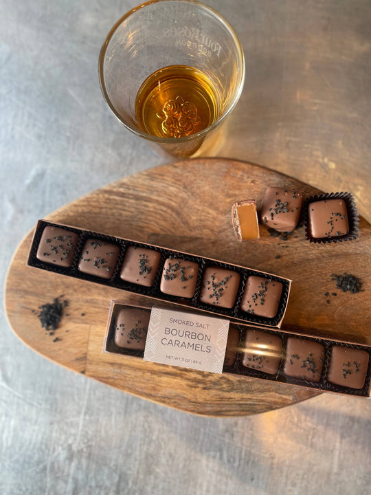 Milk Chocolate Bourbon Caramels