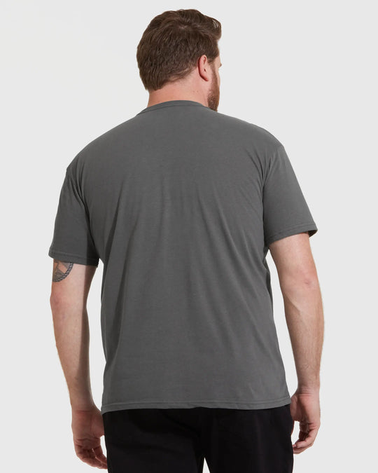 True Classic Premium Fitted Crew Neck T-Shirt - Carbon