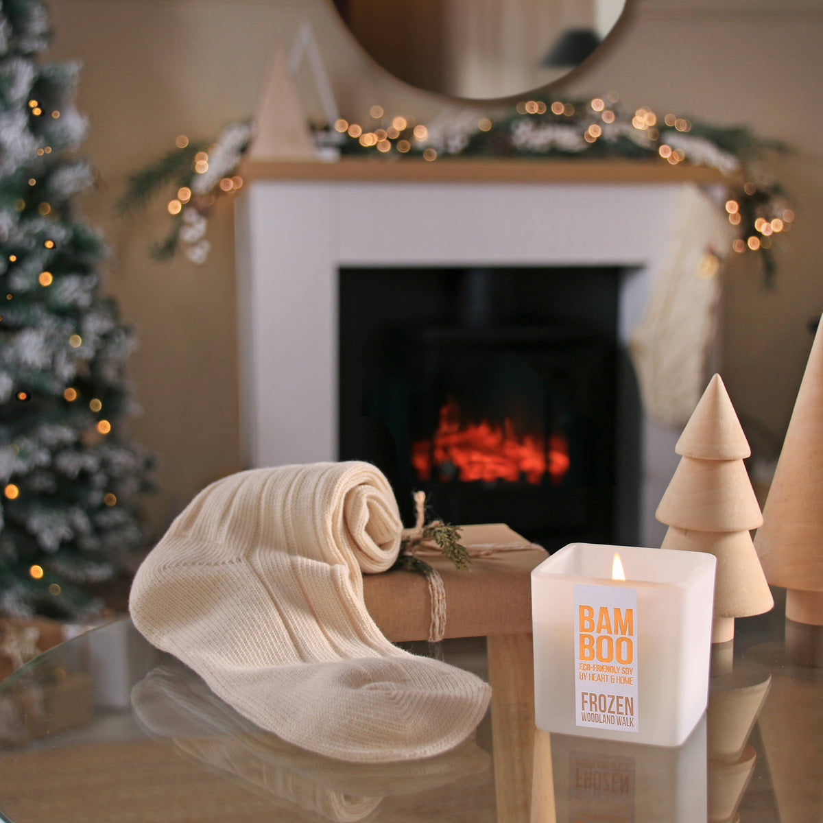 BAMBOO Eco-Friendly Soy Candle Fall / Winter Collection - Small and Large Options, view 16