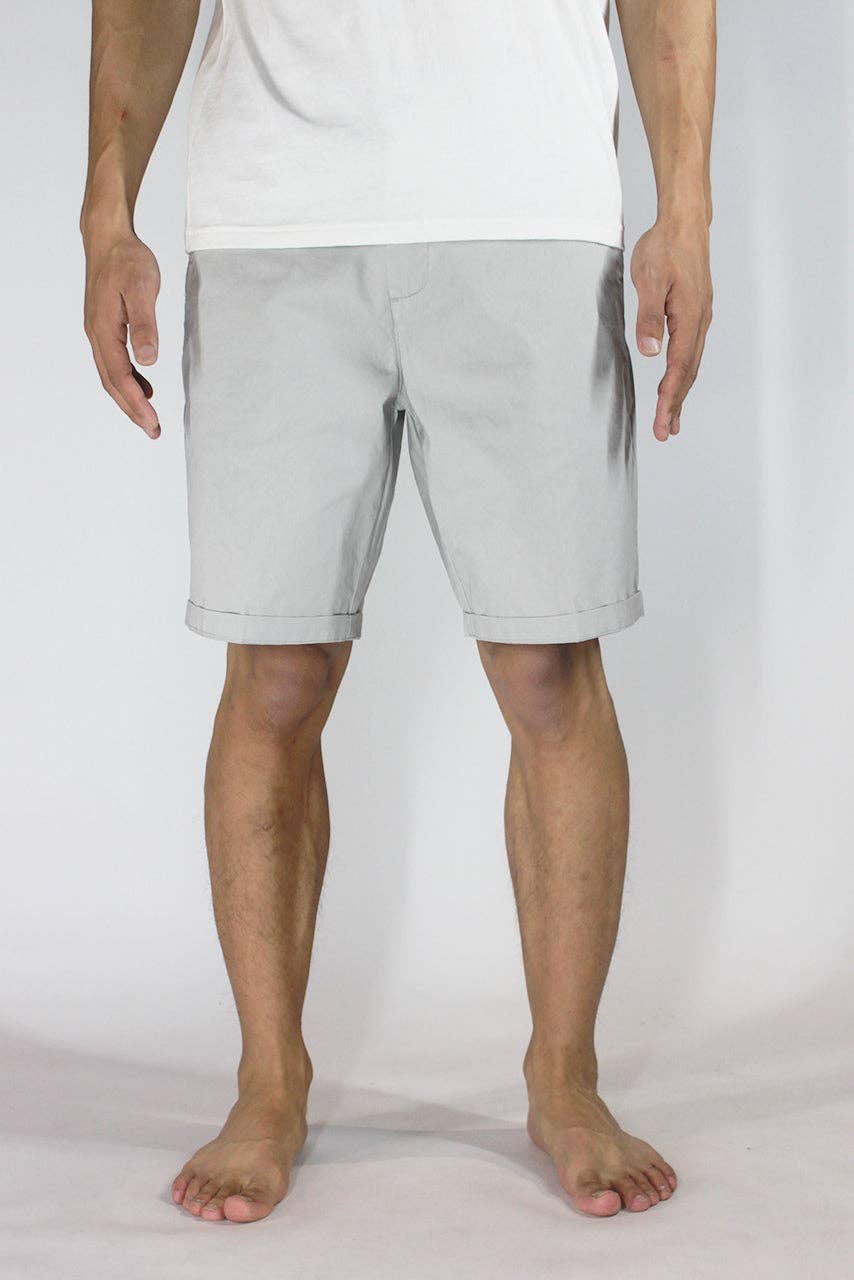 Islandhaze - 8.5"Inch Men's Cotton Spandex Stretch Chino Shorts