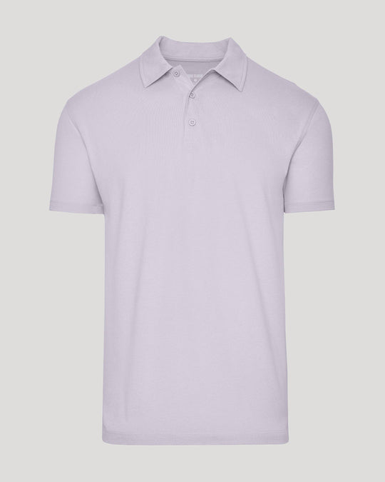 Heather Orchid Short Sleeve Polo