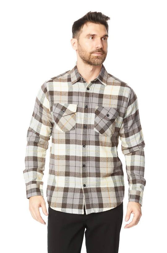 Buffalo Plaid Flannel Long Sleeve Shirt