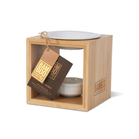BAMBOO Wax Melt Warmer - Round Circle