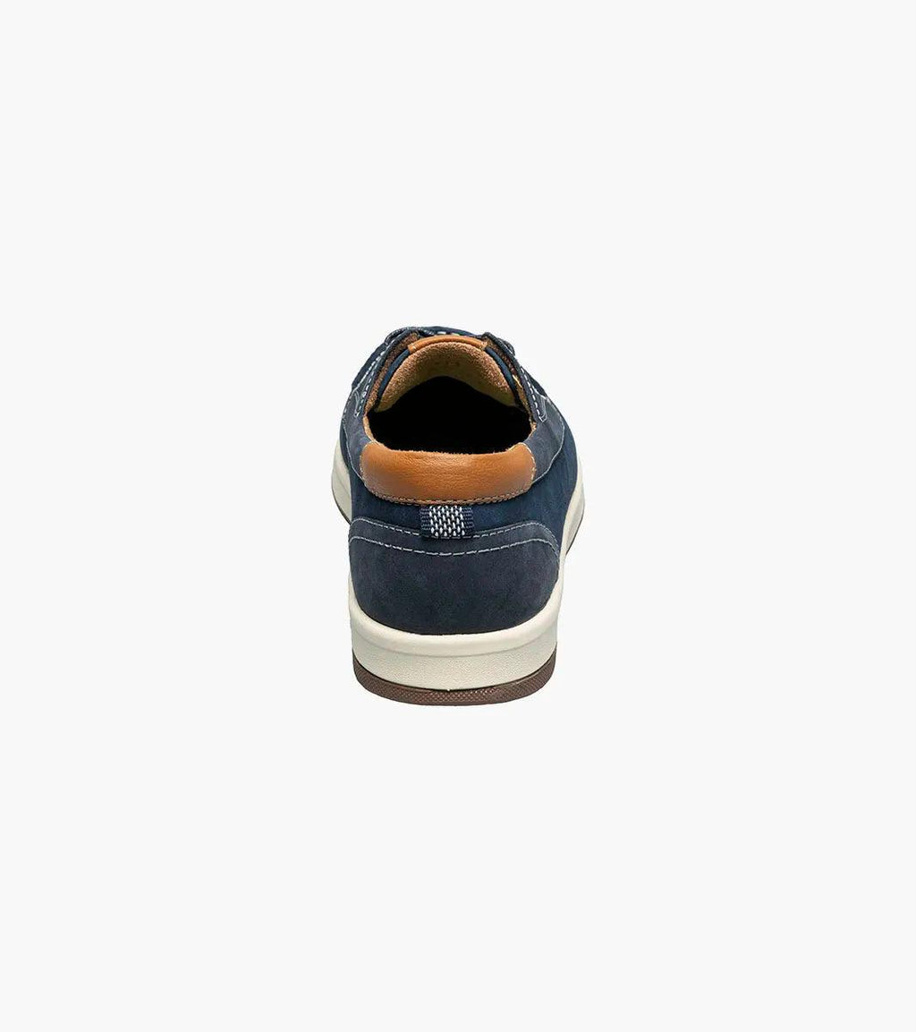 Florsheim - CROSSOVER Elastic Lace Moc Toe Boat Shoe - Rust & Refined
