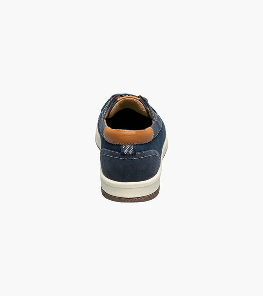 Florsheim - CROSSOVER Elastic Lace Moc Toe Boat Shoe - Rust & Refined