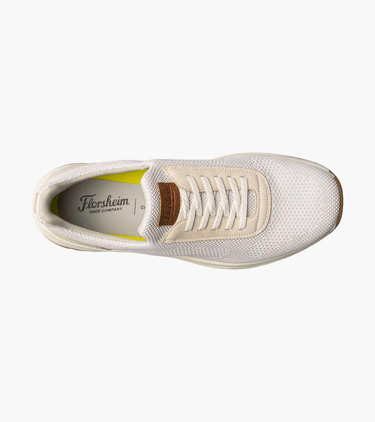 Florsheim - SATELLITE Knit Elastic Lace Slip On Sneaker - Rust & Refined