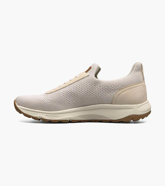 Florsheim - SATELLITE Knit Elastic Lace Slip On Sneaker - Rust & Refined