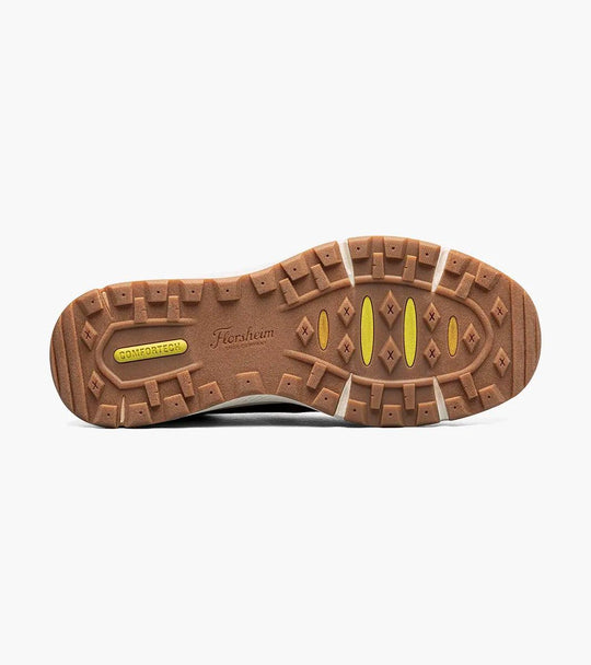 Florsheim - SATELLITE Knit Elastic Lace Slip On Sneaker - Rust & Refined