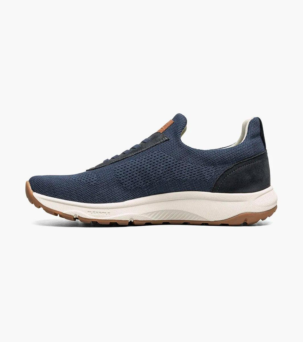 Florsheim - SATELLITE Knit Elastic Lace Slip On Sneaker - Rust & Refined