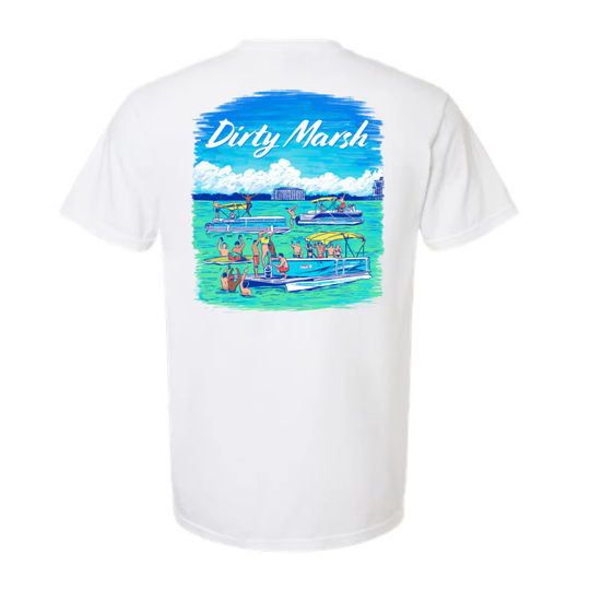 The Sand Bar Tee | White