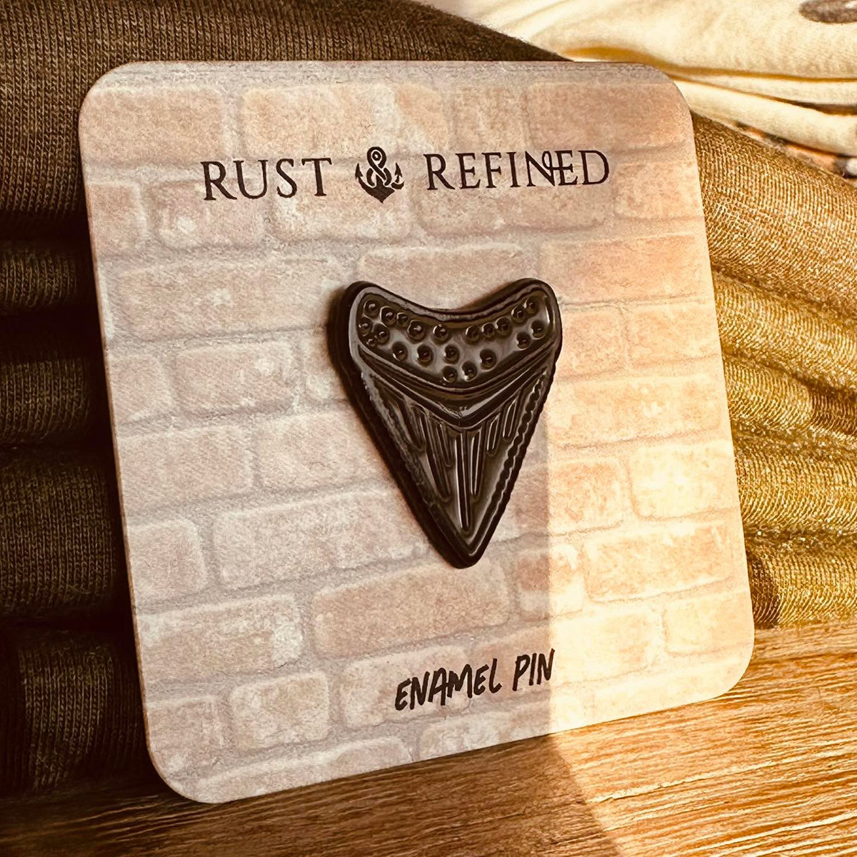 Meg Tooth Enamel Pin