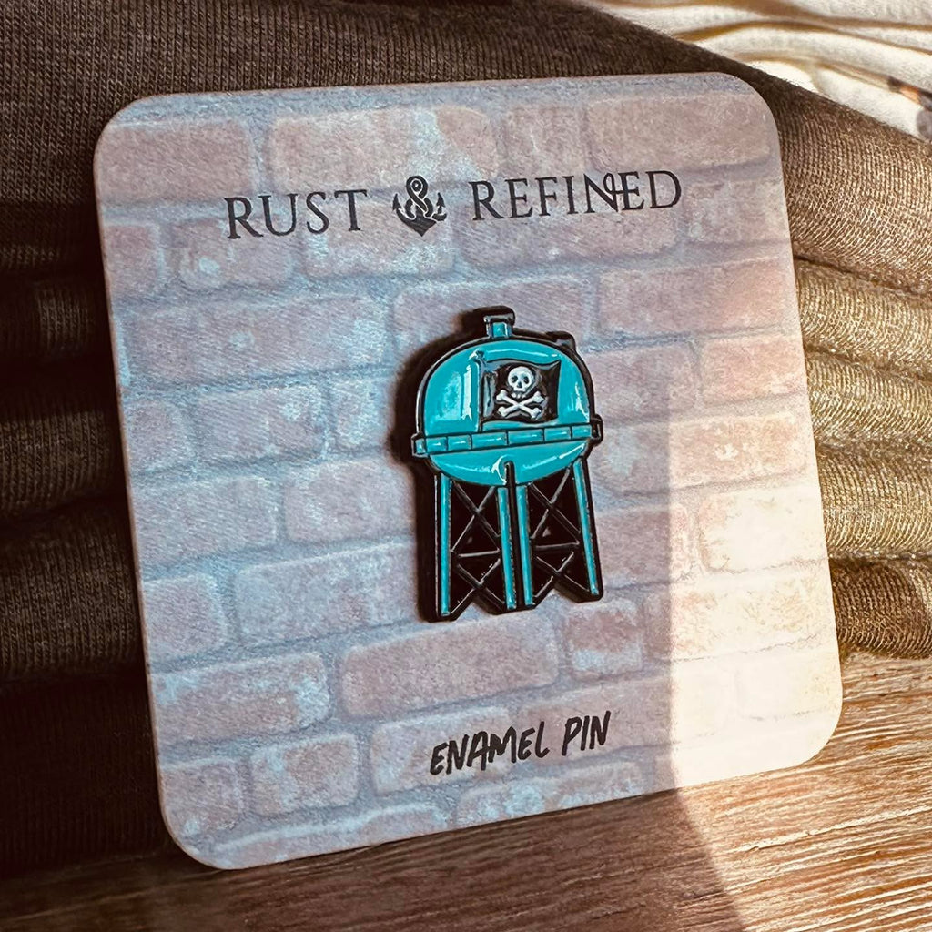 Water Tower Enamel Pin