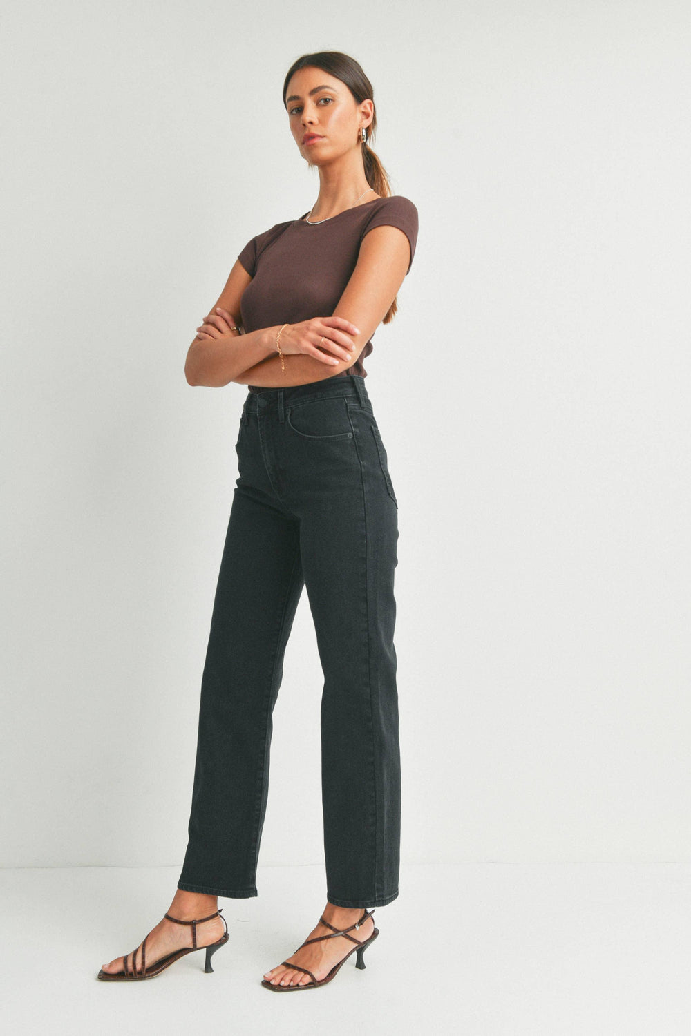 Just USA Jeans - JP190 - BLK - Relaxed Straight Jean - Rust & Refined