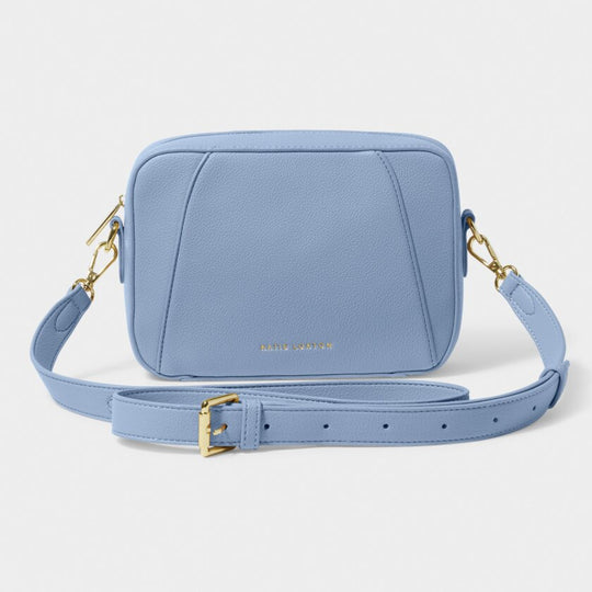 Hana Cornflower Blue Crossbody Bag | Vegan Leather Everyday Shoulder Purse