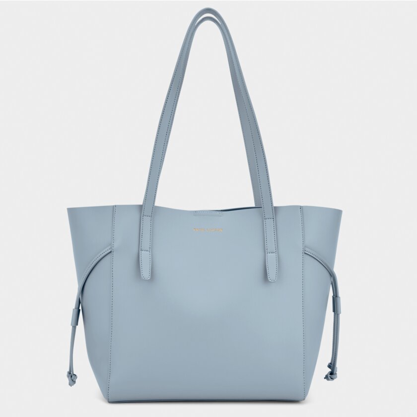 Ashley Tote Bag in Dusty Blue