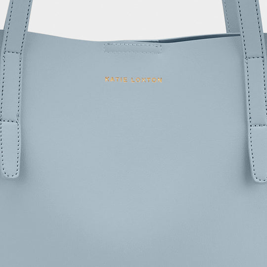 Ashley Tote Bag in Dusty Blue