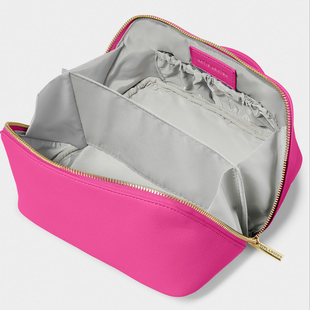 Medium Make Up and Toiletry Bag in Magenta